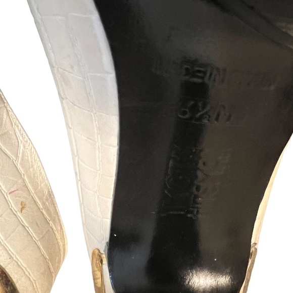 TIMOTHY HITSMAN Vintage Preppy Classic Women's Heels White Size 6.5 M - Picture 9 of 10